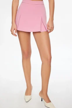 Skirts & Skorts | Skirts-Dynamite Nina Pleated Mini Skort Red