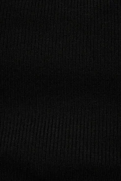 Sweaters & Cardigans | Sweaters-Dynamite Off Shoulder Short Sleeve Sweater Black