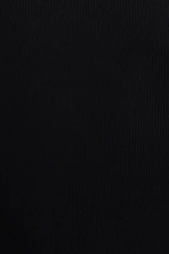 Tees & Tanks | Tees & Tanks-Dynamite Olive Ribbed Crewneck T-Shirt Black
