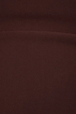 Blouses & Tops | Blouses & Tops-Dynamite Open Back Corset Top Burgundy