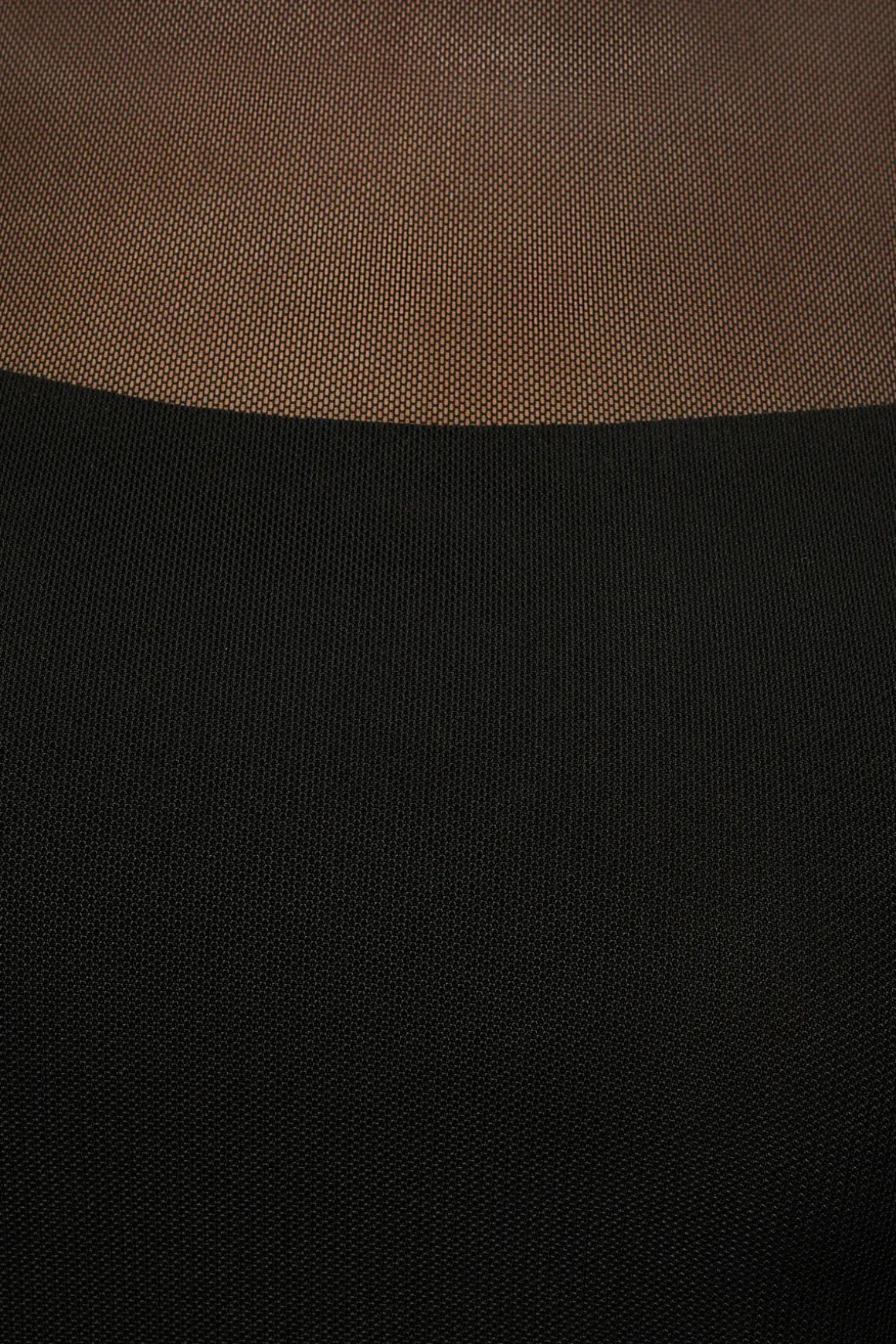 Tees & Tanks | Bestsellers-Dynamite Open Back Mesh Bodysuit Black