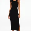 Dresses & Jumpsuits | Midi & Maxi Dresses-Dynamite Open Back Sweater Dress Black
