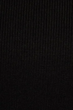 Dresses & Jumpsuits | Midi & Maxi Dresses-Dynamite Open Back Sweater Dress Black