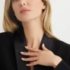 Rings-Dynamite 10-Pack Delicate Gem & Pearl Rings Yellow