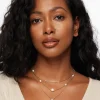 Necklaces-Dynamite 3-Pack Pearl & Cushion Gem Necklace White