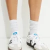 Socks & Tights-Dynamite 3-Pack Ribbed Crew Socks White