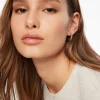 Earrings-Dynamite 3-Pack Textured & Smooth Hoop Earrings YELLOW