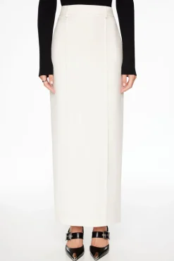 Skirts & Skorts | Skirts-Dynamite Pencil Maxi Skirt White