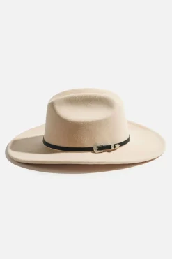 Caps & Hats-Dynamite Pin-Buckle Cowboy Hat White