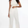 Pants | Straight Leg Pants-Dynamite Pleated Carrot Pants White