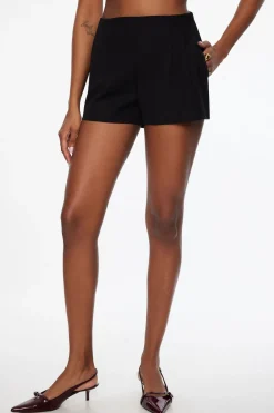 Shorts | Shorts-Dynamite Pleated Flare Shorts Black