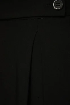 Pants | Online Exclusives-Dynamite Pleated Wide Leg Pants Black
