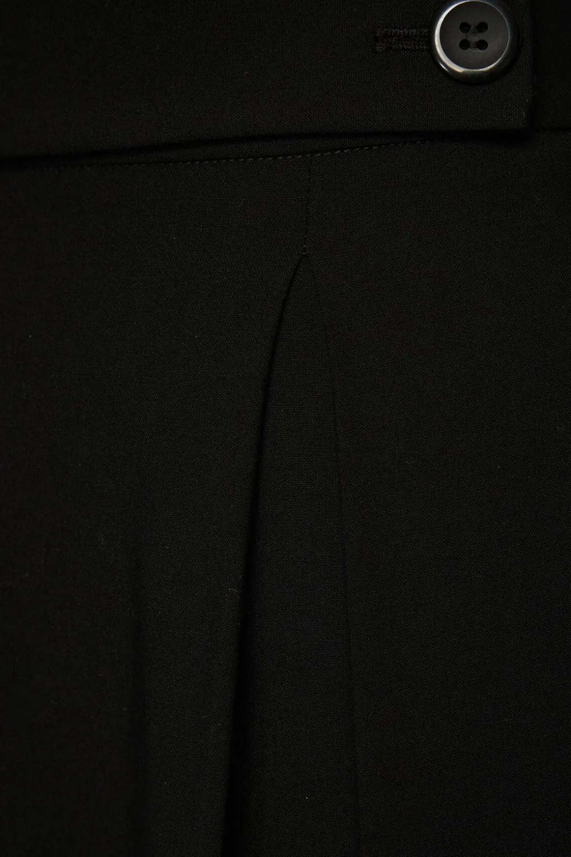 Pants | Online Exclusives-Dynamite Pleated Wide Leg Pants Black