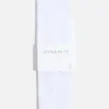 Socks & Tights-Dynamite Pointelle Calf High Socks White