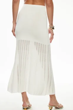 Skirts & Skorts | Skirts-Dynamite Pointelle Maxi Skirt White
