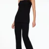 Pants | Wide Leg Pants-Dynamite Pointelle Wide Leg Pants Black