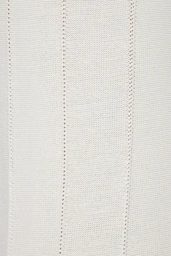 Pants | Wide Leg Pants-Dynamite Pointelle Wide Leg Pants White