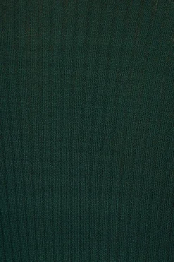 Sweaters & Cardigans | Sweaters-Dynamite Polo Sweater Bodysuit Green