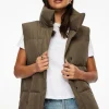 Coats & Jackets | Classic Coats-Dynamite Quilted Puffer Vest Brown