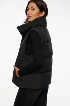Coats & Jackets | Classic Coats-Dynamite Quilted Puffer Vest Black