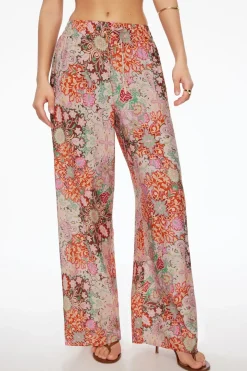 Pants | Wide Leg Pants-Dynamite Rafaelle Wide Leg Pants Brown