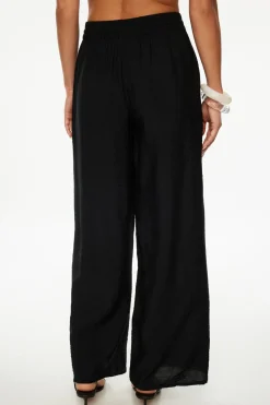 Pants | Wide Leg Pants-Dynamite Rafaelle Wide Leg Pants Black