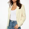 Blazers & Vests-Dynamite Relaxed Open Blazer Brown