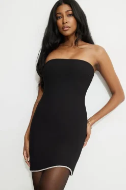 Dresses & Jumpsuits | New Dresses-Dynamite Rhinestone Mini Tube Dress Black