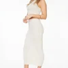 Skirts & Skorts | Matching Sets-Dynamite Ribbed Bodycon Maxi Skirt White