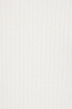 Dresses & Jumpsuits | Midi & Maxi Dresses-Dynamite Ribbed Bodycon Midi Dress White