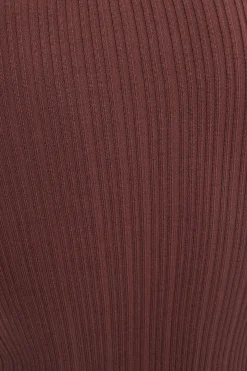 Online Exclusives | Sweaters-Dynamite Ribbed Flyaway Cardigan Burgundy
