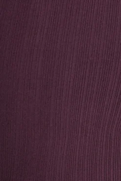 Dresses & Jumpsuits | New Dresses-Dynamite Ribbed Mock Neck Mini Dress Burgundy