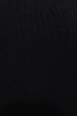 Sweaters & Cardigans | Sweaters-Dynamite Ribbed Pearl Button Vest Black