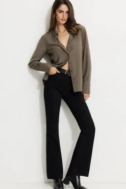 Jeans & Denim-Dynamite Ruby Bootcut Jeans Black