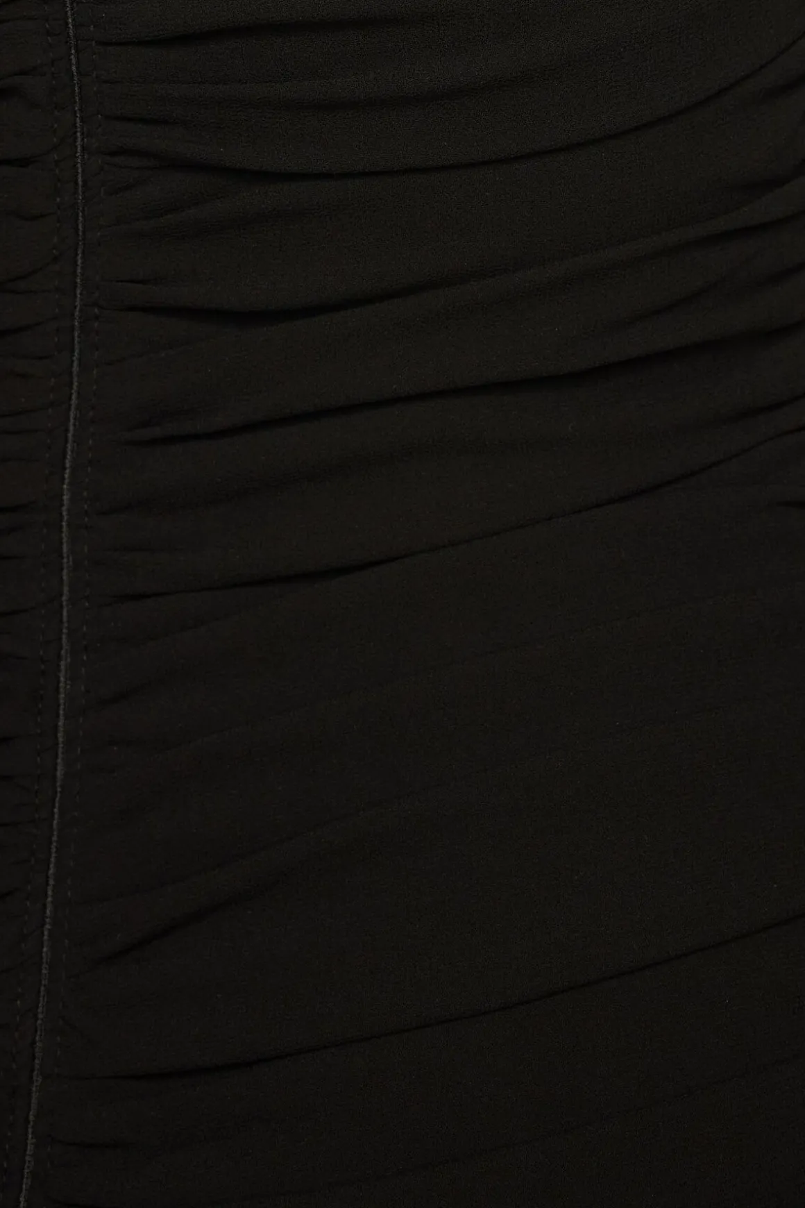 Dresses & Jumpsuits | Mini Dresses-Dynamite Ruched Mini Dress With Rosette Black