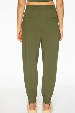 Pants | Slim Leg Pants-Dynamite Sacha Twill Jogger Pants Green