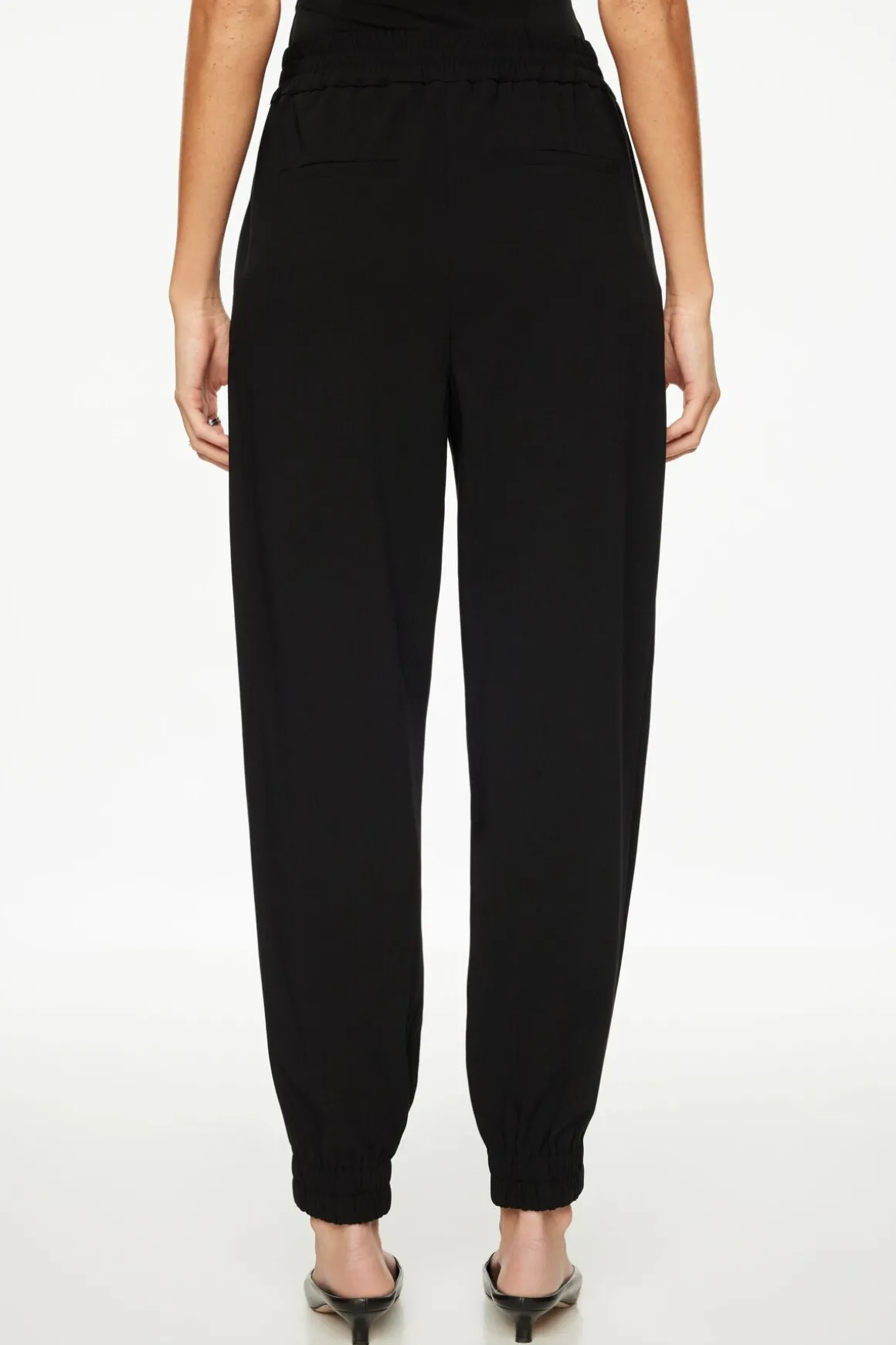 Pants-Dynamite Sacha Twill Jogger Pants Black