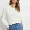 Sweaters & Cardigans | Online Exclusives-Dynamite Sailor Collar Sweater White