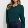 Sweaters & Cardigans | Online Exclusives-Dynamite Sailor Collar Sweater Green