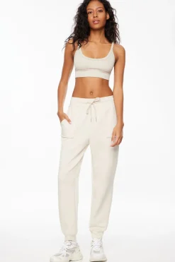 Pants-Dynamite Scuba Jogger Pants Brown