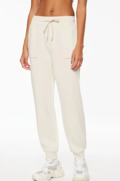 Pants-Dynamite Scuba Jogger Pants Brown