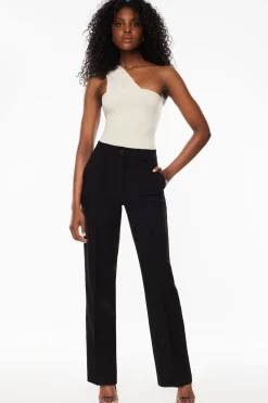 Tees & Tanks | Bodysuits-Dynamite Sculpt One Shoulder Bodysuit Brown