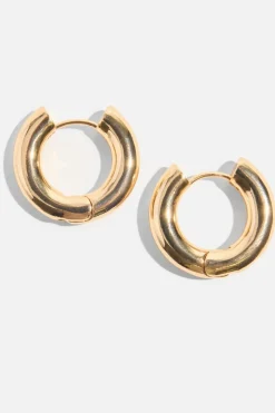 Earrings-Dynamite Seamless Mini Hoop Earrings Yellow