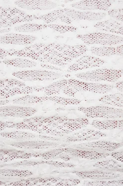 Tees & Tanks | Sleeveless Tops-Dynamite Sheer Lace Bralette White