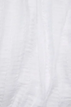 Blouses & Tops | Blouses & Tops-Dynamite Sheer Smocked Crop Top White