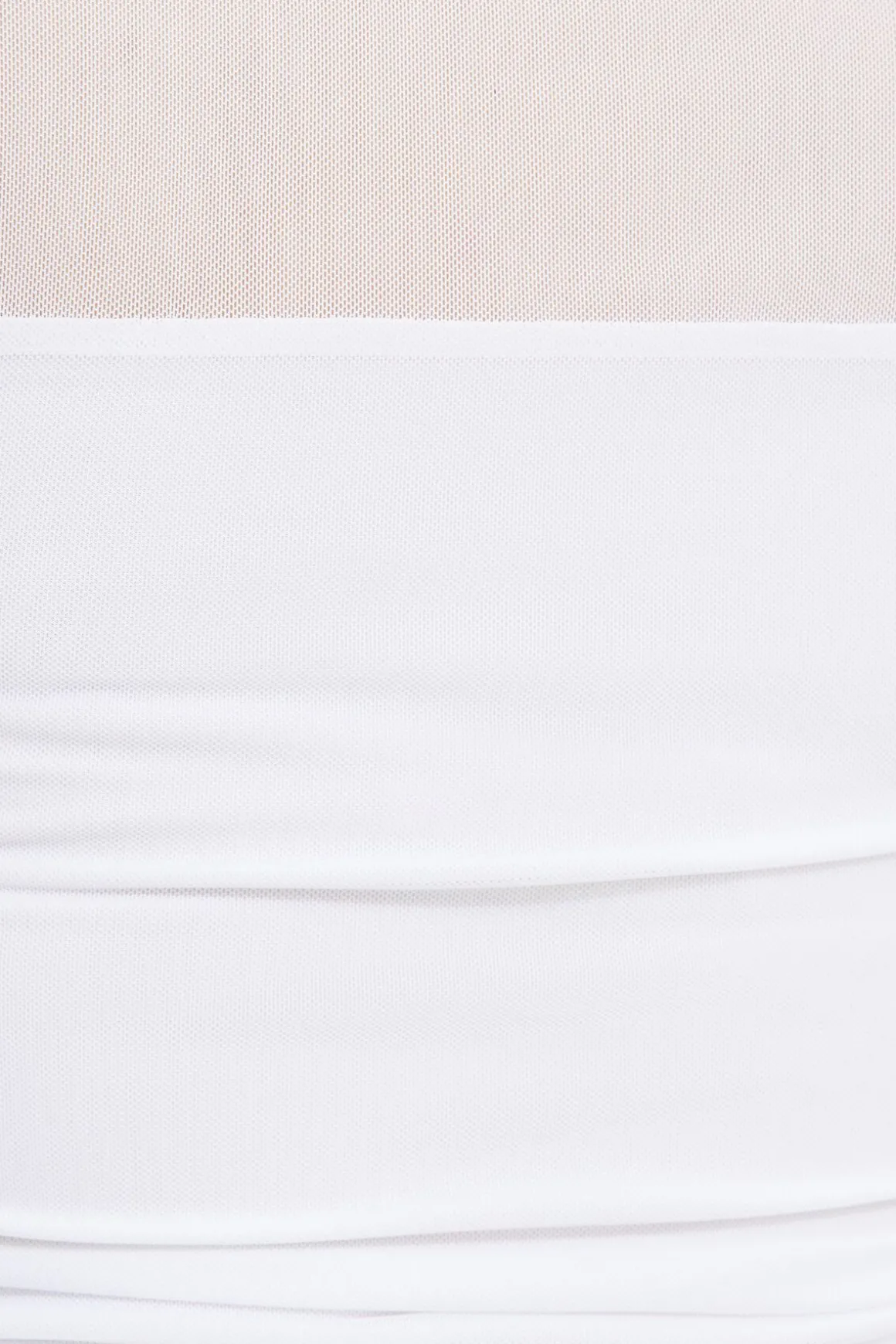 Tees & Tanks | Tees & Tanks-Dynamite Shirred Long Sleeve Bolero Top White