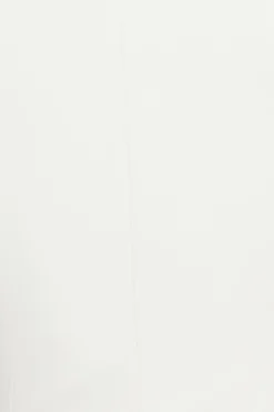 Blazers & Vests-Dynamite Single Button Fitted Blazer White