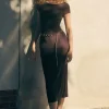 Dresses & Jumpsuits | Midi & Maxi Dresses-Dynamite Skye Open Back Midi Dress BROBEI