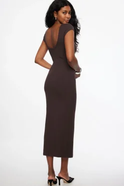 Dresses & Jumpsuits | Midi & Maxi Dresses-Dynamite Skye Open Back Midi Dress BROBEI