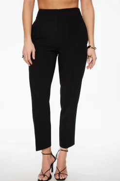 Pants | Slim Leg Pants-Dynamite Slim Pintuck Ankle Pants Black
